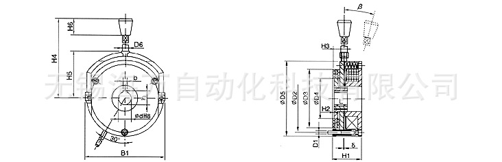 YMDZ电磁制动器-尺寸图