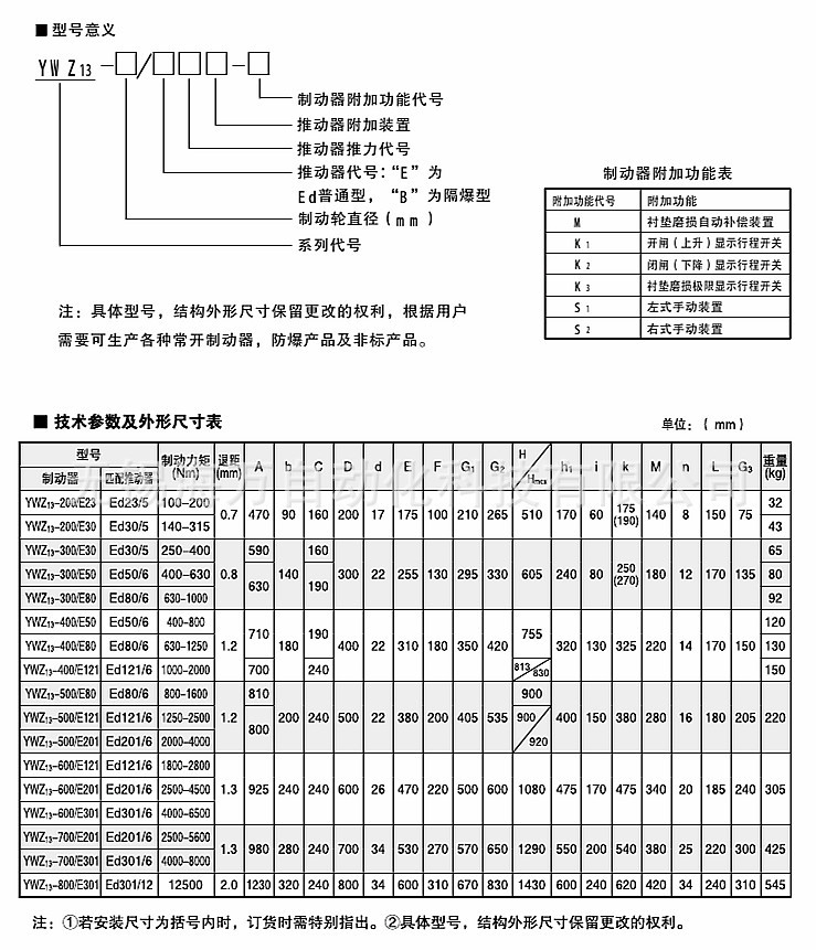 YWZ13制动器2